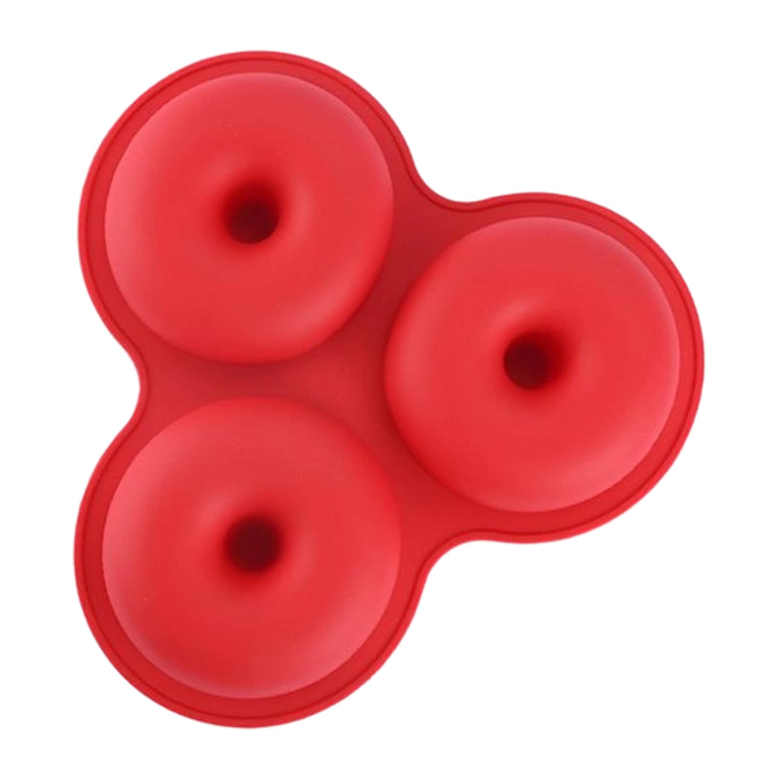 Silikon Donut Backform,Mit 3 Vertiefungen Und Antihaftbeschichtung | Lebensmittelechte Formen Für Donut Backen | Für Kuchen Bagels Snack Küche Kochen Frühstück Vorbereitung Party Feiertag Geburtstag