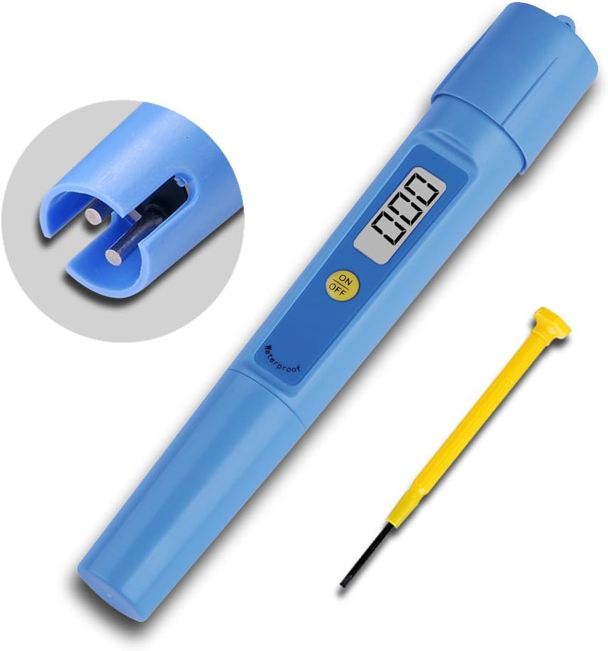 easylifeproduct Digital Waterproof TDS Meter Water Total Dissolved Solids Tester 0~1999 ppm for Aquarium