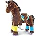 PonyCycle ® Boutique Officielle Jouet Prime K Série - Balade sur Cheval Brun Chocolat Medium K45