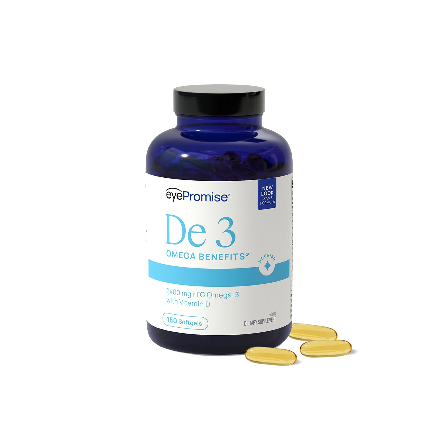 De3 Occasional Eye Dryness rTG Omega 3 Supplement, 270 Count, 90-Day Supply — Amazon image 8