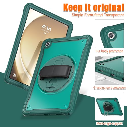 Coque Samsung Galaxy A9+ transparente avec protection écran et support 360 - 7