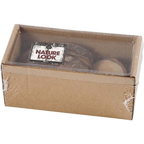 Fette di legno, ca. 9,5 x 6 cm, 12 pezzi