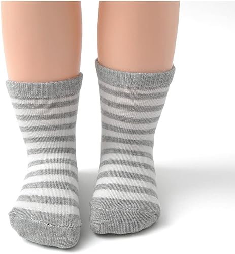 Vista 3 de Yenzat Calcetines antideslizantes con agarre para bebés, niños y niñas