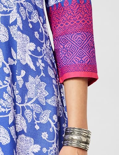 Image of BIBA Women Cotton Straight Printed Kurta Ankle Length Suit Set