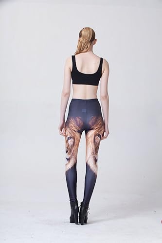 Miniatura 5 de Sister Amy Leggings elásticos de tobillo con estampado de animales digitales para mujer