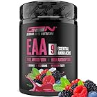 EAA Pulver 532 g - Alle 9 essentielle Aminosäuren inkl. Histidin & BCAA - Human Code Formel - Amino Workout Drink - Lecker & Top Löslichkeit - Vegan (Wildberry)