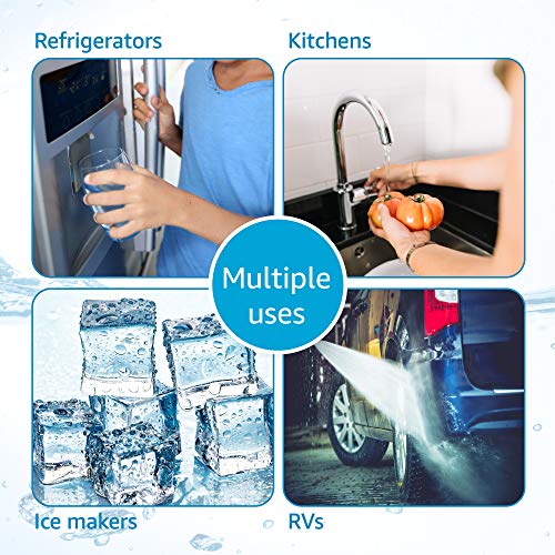 AQUA CREST RC EZ 3 Water Filter, Replacement for Culligan ®RC-EZ-3, US-EZ-3, RC-EZ-1, Brita® USF-201, USF-202, DuPont® Carbon 3000QT Filter, 2K Gallons, 2 Pack by AQUA CREST - Image 7