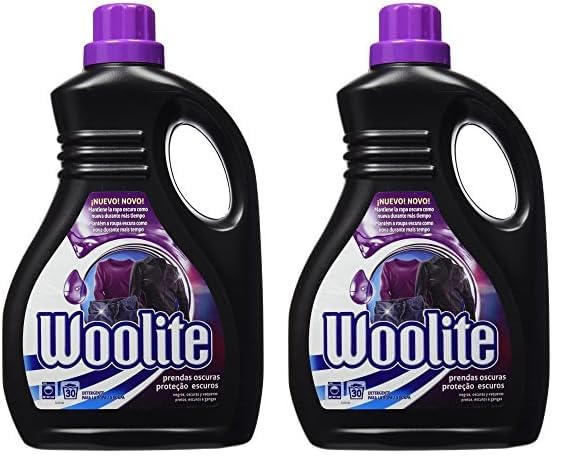 Woolite Detergente en Gel para Ropa Oscura (30 Dosis) - 1650ml (Paquete de 2)