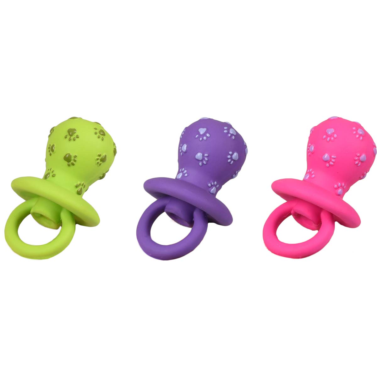 Flamingo 517911 Dog Toy Latex Pret Dummy Ass 3 Colours 12 cm