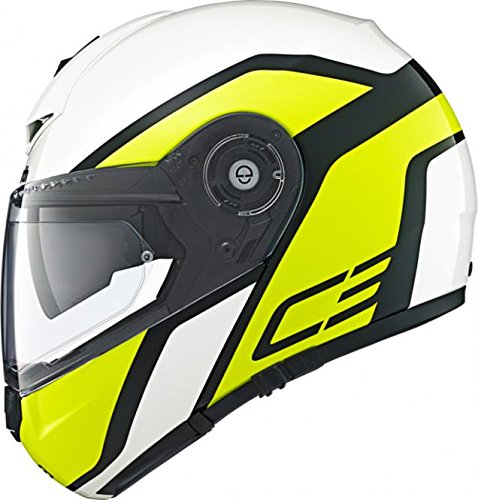 Casco modulare c3 pro observer yellow schuberth tg...