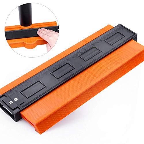 Jauge De Contour, Copieur de Contour, Contour Duplicator Gauge 25Cm Jauge De Profilé(Orange)