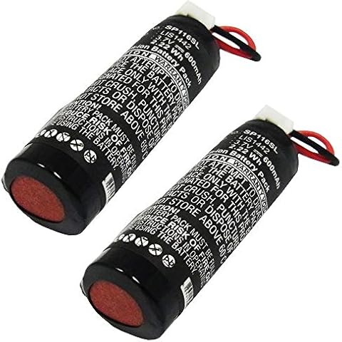 2X subtel® Ersatz Akku LIS1442,4-180-962-01 kompatibel mit Sony PS3 / PS4 Move Navigation Controller Ersatzakku 600mAh Game Gamepad Joypad Batterie Cover