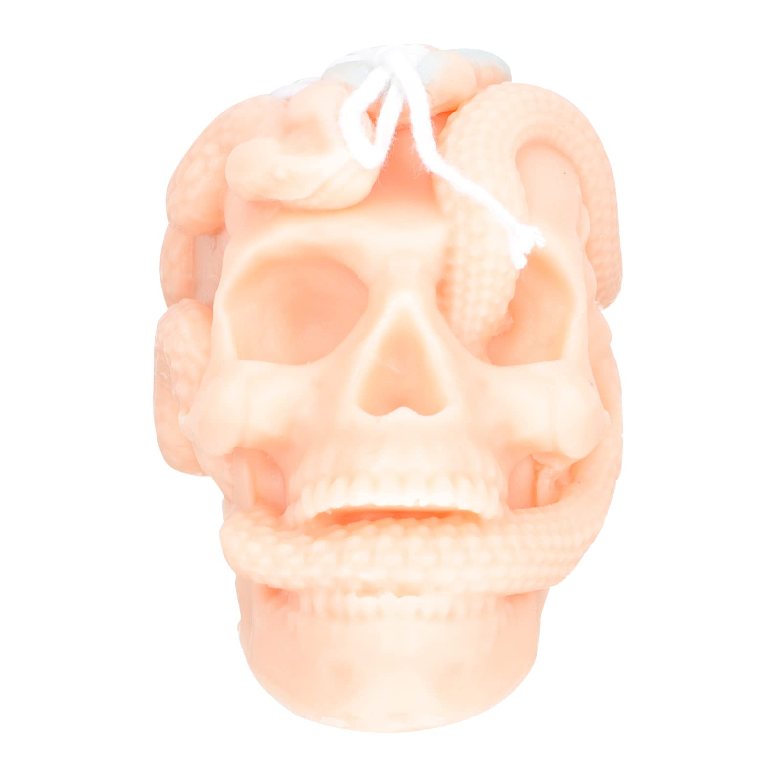 Artibetter Skull Scented Candle Halloween Decorative Candle Haunted House Decor Realistic Skull Head Spooky Scented Candles Boy Yoga Decor Halloween Aroma Candles Creepy Soy Wax Modeling