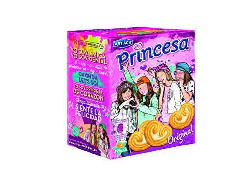 Artiach - Princesa - Galletas con corazn - 1 paquete de 120...