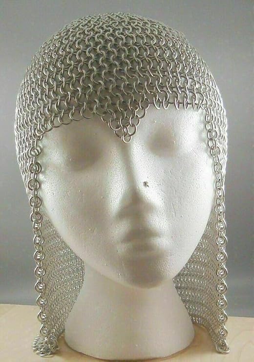 Anneaux en cotte de mailles en aluminium pour reconstitution de coif