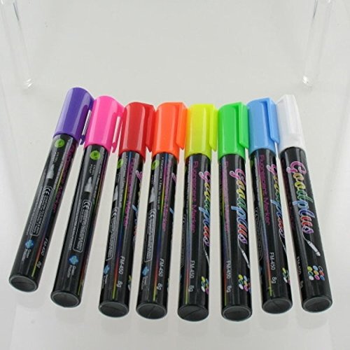 Lot De 12 Stylos Effaçables Pour Tableaux LED - Couleurs Vives, Séchage Rapide, Pour Enfants