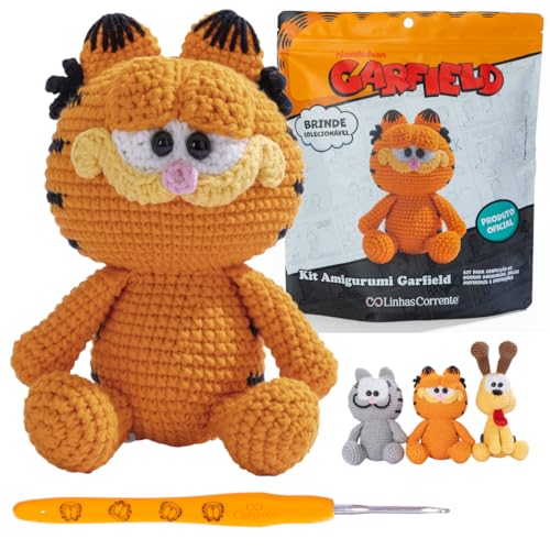 KIT AMIGURUMI GARFIELD - Linhas Corrente