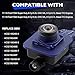 Rear View Backup Camera Compatible with Ford F250 F350 Super Duty 2017-2019, Parking Reverse Back Up Camera Replace HC3Z-19G490-X HC3Z-19G490-E HC3Z-19G490-M, Plug Round Hole