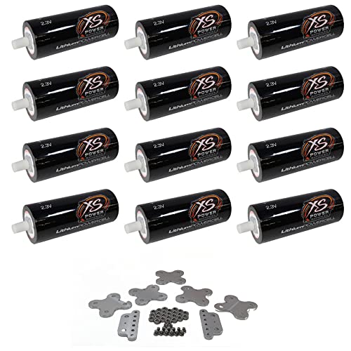 Jims Machineworx 12 XS Power 66160 2.3V 40 AH Lithium Batteries + 80ah 12 Cell Bank DIY Kit