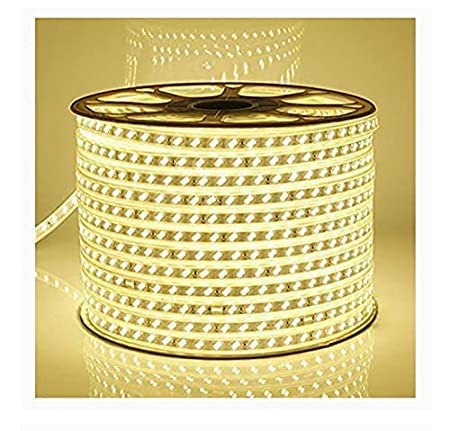 Errol 5730 SMD 120LEDs/m LED Strip Rope Light Waterproof Outdoor Flexible Light with Connector,Silicone Light for Diwali, Christmas, Indoor and Outdoor Decoration. (50 Meter, Warmwhite) (B0BCYM7TJR) Amazon Price History, Amazon Price Tracker
