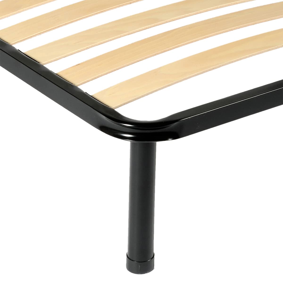 MiaSuite Rete Letto Matrimoniale 160x190 a Doghe in Legno Ortopedica - Struttura portante in Ferro rinnovata, per tutti i tipi di letti e materassi
