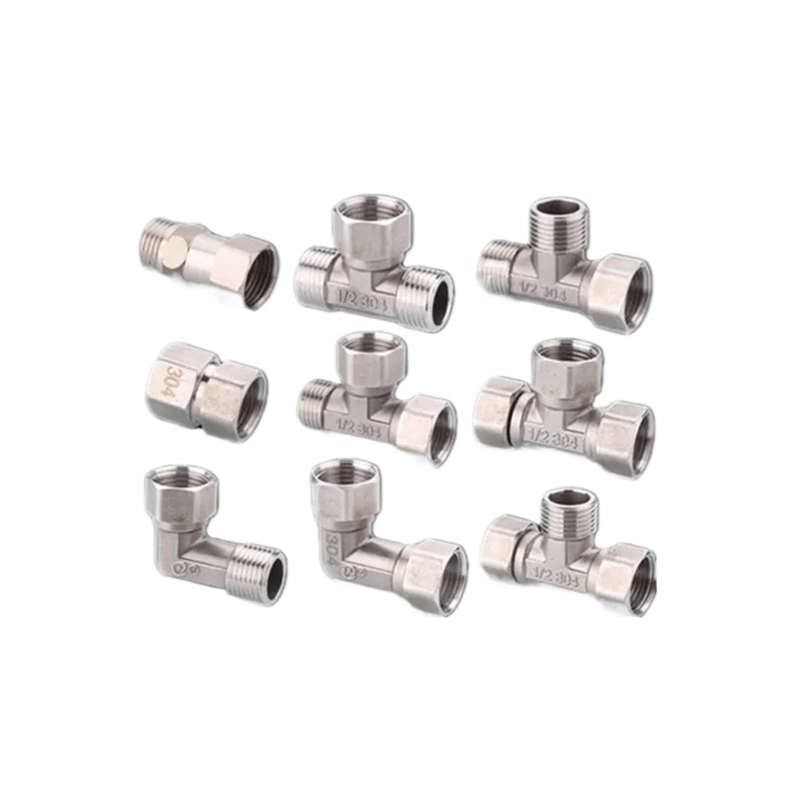Raccord en T KLVN inox 304 pour rénover la salle de bain en sécurité