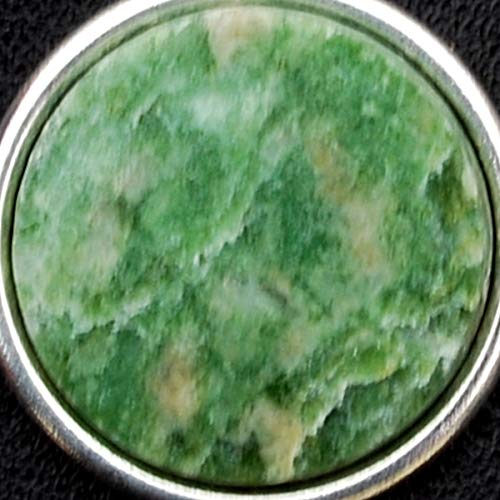 Gorgeous Wyoming Green Jade Cabochon Genuine Full-Grain Black Leather Magnetic Money Clip Wallet & Card Holder RFID Blocking - Wyoming's Official State Gemstone3