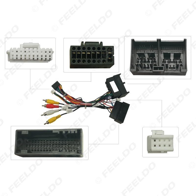 Car Stereo for Audio 16PIN Android Power Wiring Harness Cable Adapter with Canbus Box for Ford Ranger 2020 - (Color Name: AB Cable-canbus Box)