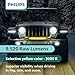 Philips Ultinon Drive 5012LY 20” Single Row LED Lightbar – Selective Yellow 3000K Off-Road Driving Beam, 3400 Lumens, IP69K Waterproof, IK07 Shockproof, Stainless Steel Brackets - UD5012LYX1