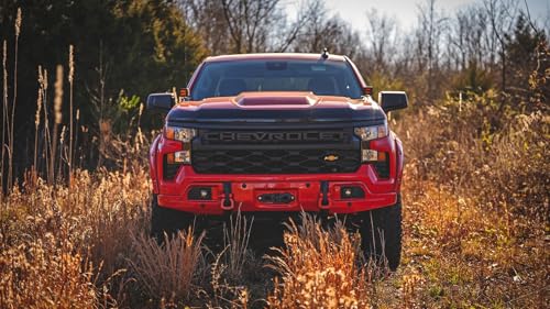 Rough Country Hood Protector for Chevy Silverado 1500 (2019-2026) – High-Density Thermoplastic, No-Drill 3M Install, Gloss Black - image 5