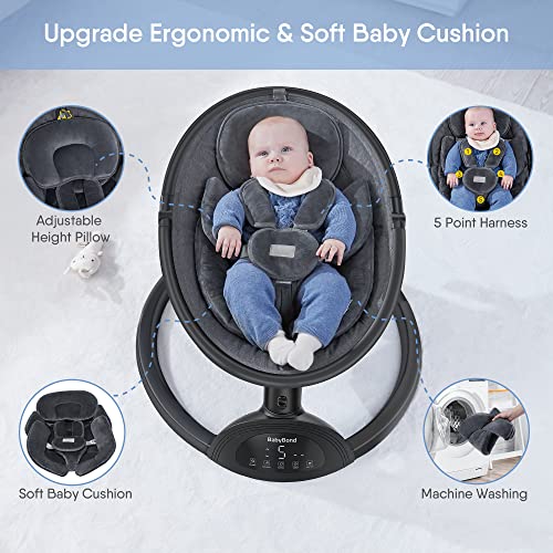 Baby Swings for Infants, BabyBond Bluetooth Infant Swing with Music