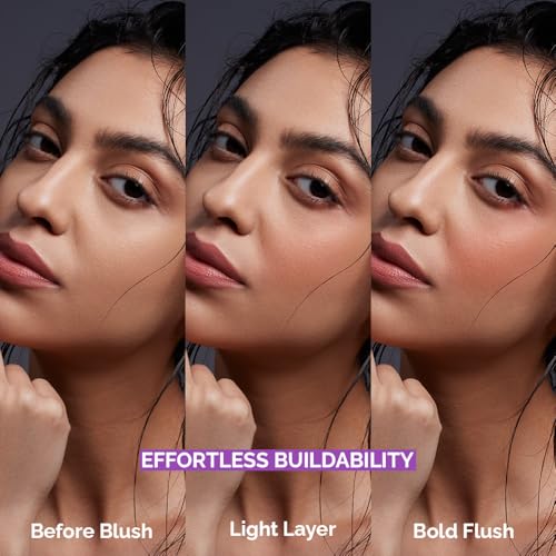 Image of Staze 9to9 Cheek Me Out Multipurpose Blush Stick Tint | On The Go Lip + Cheek + Eye Makeup | Highly Pigmented + Blendable | 12Hrs Long Stay | Natural, Creamy Finish | Travel-Friendly | 03 Spank | 6g