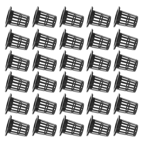 DIYEAH Plant Net Pot in Plastic Mesh, 50Pezzi Basket for Soilless Planting, Suitable for Indoor And Outdoor Gardening