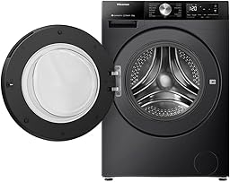 3S Series WF3S1243BB3 12KG Large Capacity, 1400 RPM, A Energy Class, Quick Wash, WiFi Enabled, LED Display, Black Freestanding Washing Machine - HxWxD MM (890x595x640) - 2 Year Warranty