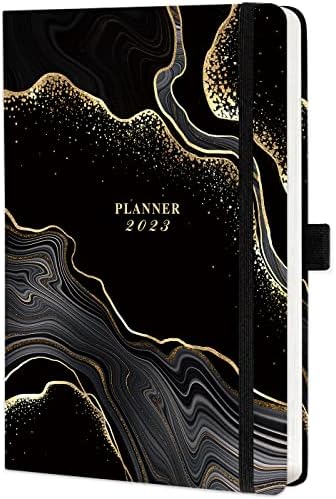 2023 Diary A5 Week to View, Weekly & Monthly Planner, from Jan 2023 to Dec 2023, Academic Diary 2023 with Tabs, Pen Loop and Inner Pocket, Size A5 (21×14.5×2.5cm)
