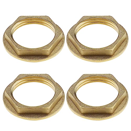 4 tuercas traseras con brida BSP de 3 4 pulgadas para grifo de fontanería de latón para grifos de lavabo de baño, accesorios de fontanería, accesorios de hardware