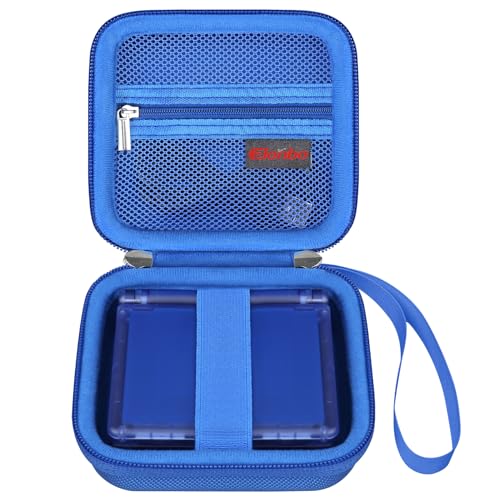 Elonbo Carrying Case for RG35XXSP/ RG34XX SP Flip Retro Handheld Game Console, RG35XXSP Clamshell Video Games Consoles Travel Storage Bag, Linux System Games Organizer Holder, Blue