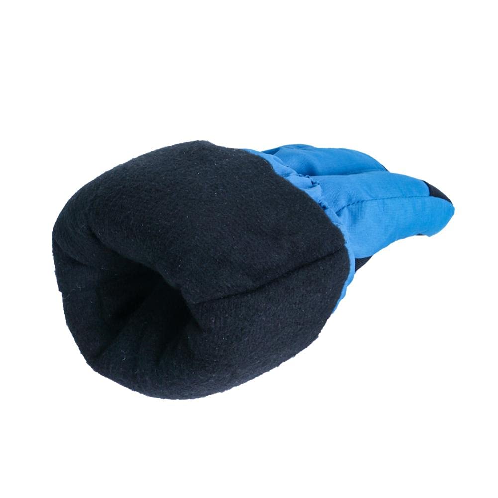 UKKO Gants d'hiver Gants De Ski d'enfants Imperméables d'hiver Chaud Chaud Doigt Gants De Ski pour Garçons Et Filles-Black,12-14 Years Old