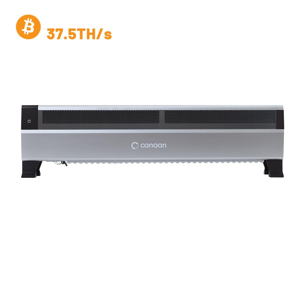 Canaan Avalon Mini 3 BTC Grzejnik Miner - 37,5 TH/s 800W Bitcoin ASIC - Dwufunkcyjne wydobywanie kryptowalut z Wi-Fi - Solo Mining Stake Pool do użytku 110V-240V od OEMGMINER