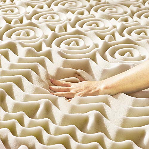 Image of Best Price Mattress Queen 3 Inch 5-Zone Memory Foam Bed Topper with Copper Infused