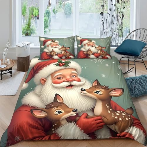 Ensemble de literie Christmas cartoon pour de douces nuits d'hiver
