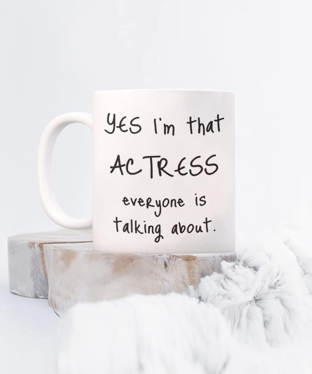 Actress Coffee Mug, Famous Actress Mug, Trending Actress Coffee Cup, T.V. and Movie Industry Coffee Mug Gift image 3