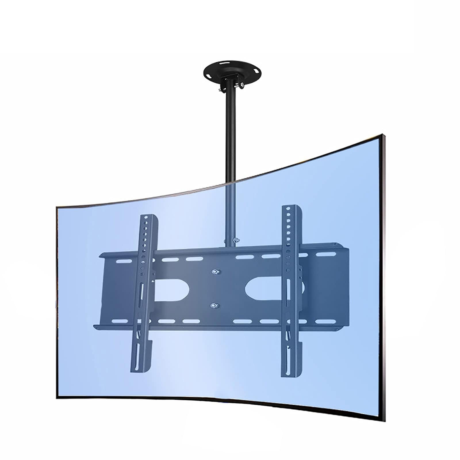 CGCSYZ Adjustable Ceiling TV Mount, Tilt 360° Swivel TV Bracket, Fits Most 32-70inch LCD Flat Screen and Curved TVs, Max VESA 600x400mm (One Color 1.5m)