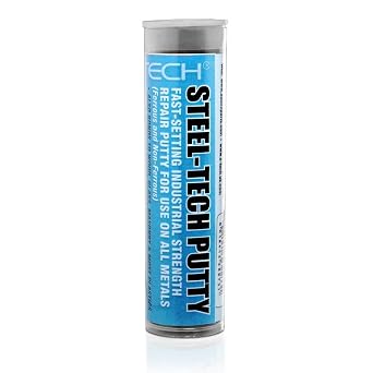BITS4REASONS-NEW FORMULA E-TECH STEEL-TECH PUTTY DRINKING WATER SAFE FAST-SETTING INDUSTRIAL STRENGTH REPAIR PUTTY, CERTIFIED USE ON DOMESTIC WATER SUPPLY REPAIRS METALS INCLUDING COPPER & PLASTICS