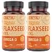 Deva Organic Vegan Vitamins Flax Seed Oil, Omega-3, 90 Vcaps (Pack of 2)