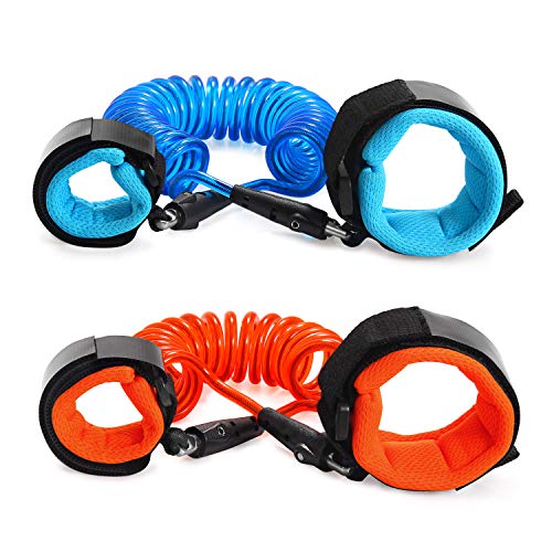 Anti Lost Wrist Link, Dr.meter Toddler Wrist Leash, Child Safety Wrist Leash, Anti Lost Rope Walking Harness for Kids, 2-Pack[4.92ft &8.2ft]