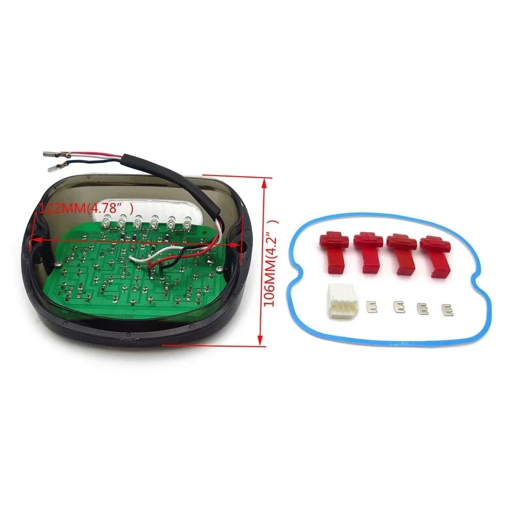 Feu Arrière Convient pour 1999-2008 Touring Softail Dyna Sportster accessoires de moto feu arrière Feux arrière pour moto