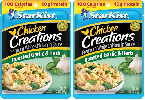 Image of StarKist Chicken Creations, Roasted Garlic & Herb, 2.6 oz Pouch (Pack of 2)