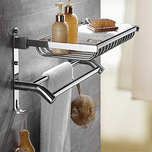Porte-serviettes en acier inoxydable 304 pliant 60cm