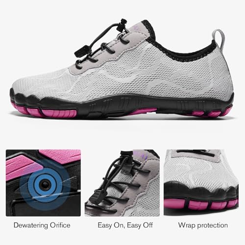 image for HIITAVE Women Water Shoes Quick Dry Barefoot Aqua Socks River Beach Sw